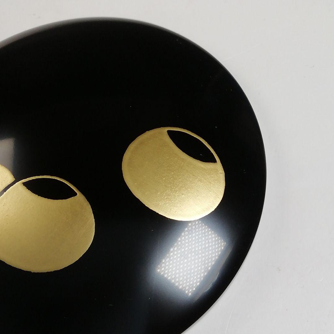 Ｗ９３　香合　『つぼつぼ蒔絵』『塗師　伊藤表正 作』　共箱　茶道具