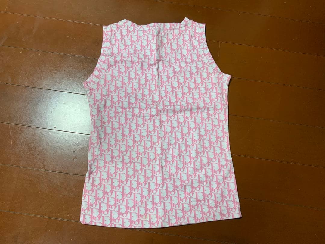 Christian Dior ピンクロゴタンクトップ