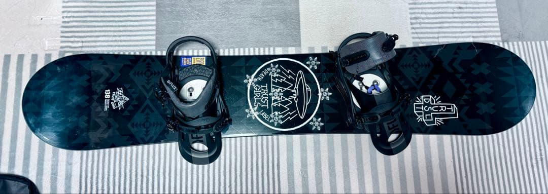 DEATH LABEL/TRUST GIRLS 138cm バインディングセット