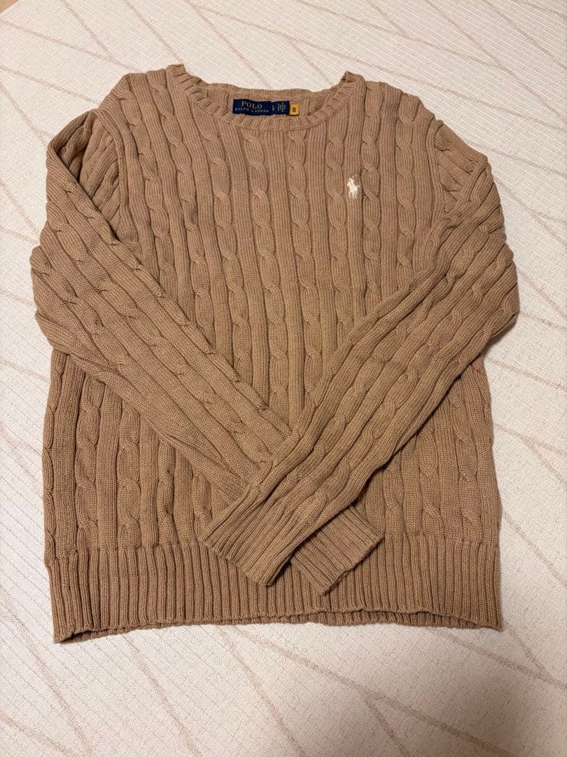 ラルフローレン　ニット　ベージュ
