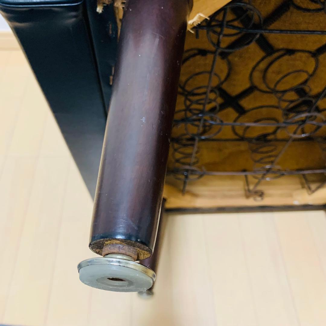 ヴィンテージ 1人がけソファー レトロ 大きめ ふかふか ひじ掛け レザー