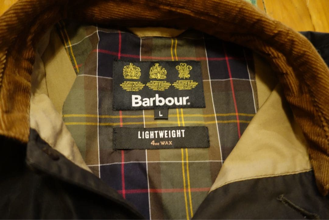 Barbour ステンカラー　lightweight
