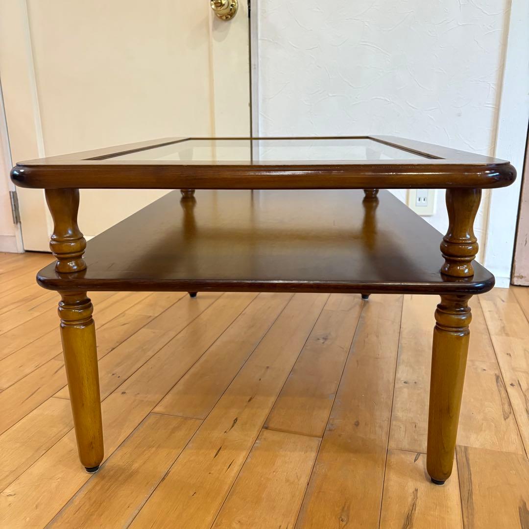 ☆昭和レトロ☆アンティーク　コレクションテーブル　ニチハン　コーヒーテーブル