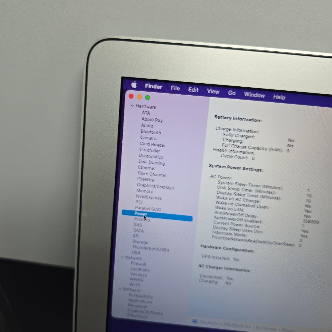 MacBook Air 13インチ 2015 A1466 128GB ジャンク