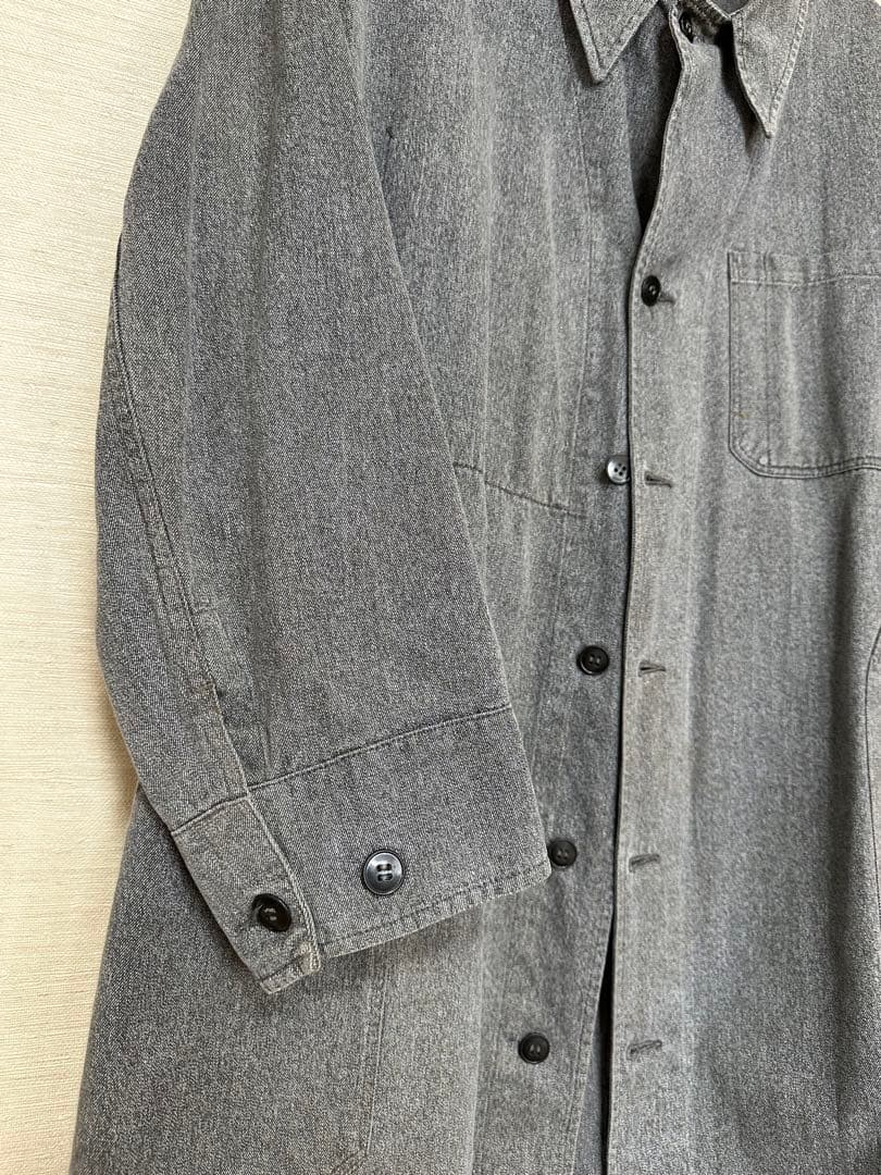 フランス軍 ブラックシャンブレーコート