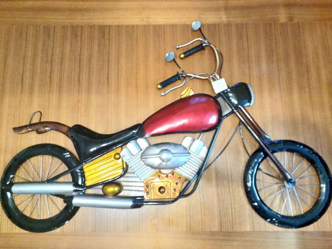 バイク型プレート(雑貨、ハーレータイプ、アメリカ)