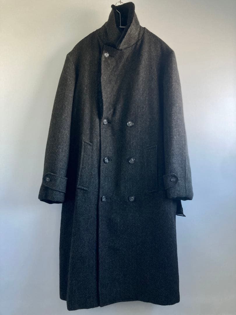 ジャケット・アウター 60s Vintage Heavy Tweed Wool Gang Coat