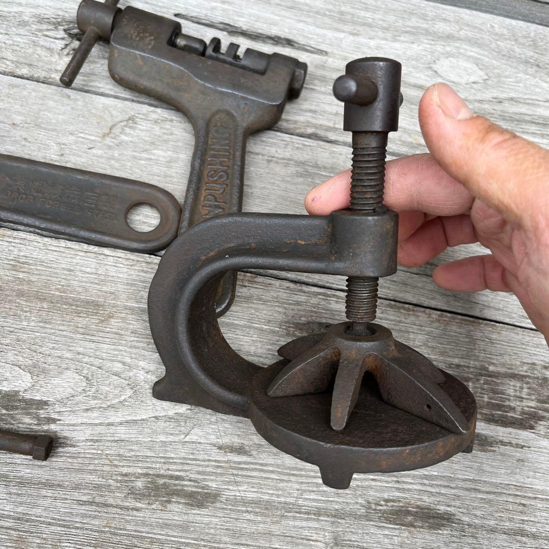 アンティーク自転車工具セット