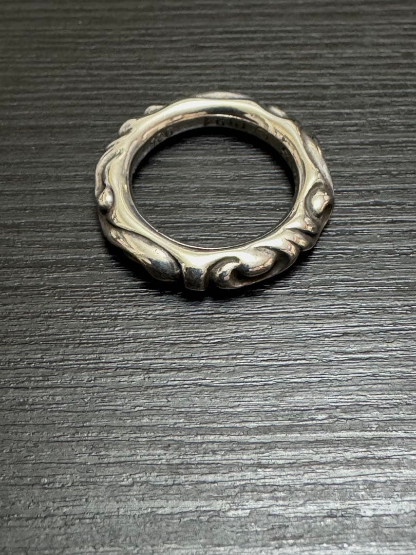 【正規品】クロムハーツCHROME HEARTS スクロールバンドリング 13号