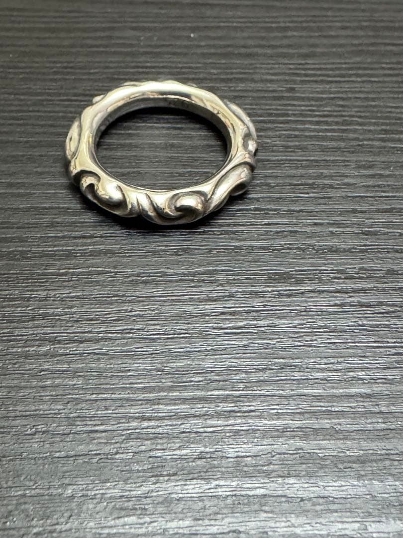 【正規品】クロムハーツCHROME HEARTS スクロールバンドリング 13号