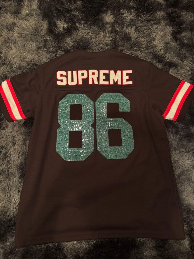 【大人気】Supreme(正規品)ゲームTシャツ　ブラウンL