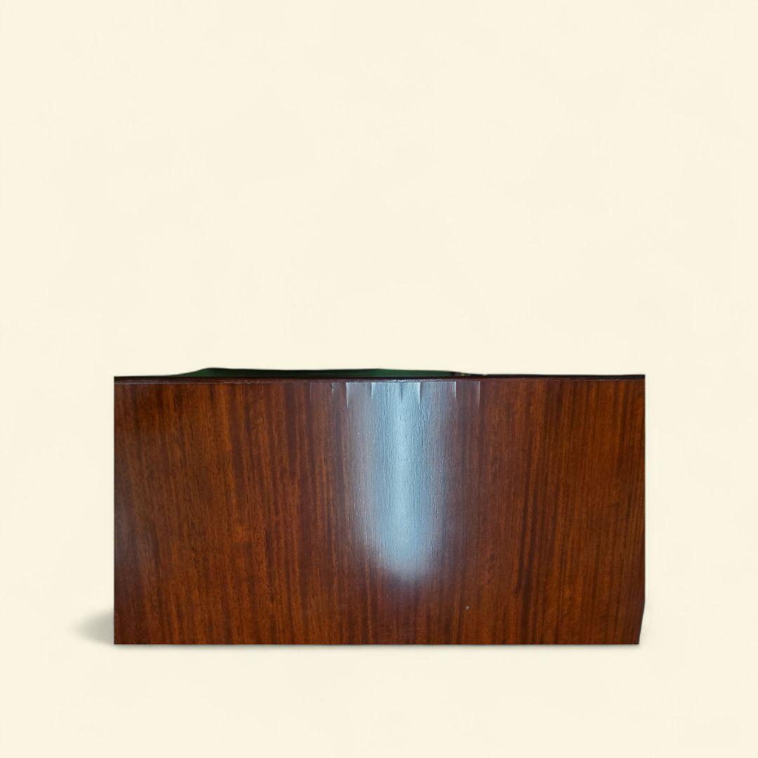 起立木工　 キャビネット 　サイドボード　ガラス扉・引き出し5段付き　両面ハッチ