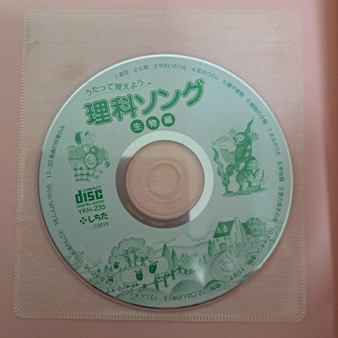 七田式 社会科ソング 理科ソング 5冊セット CD付き