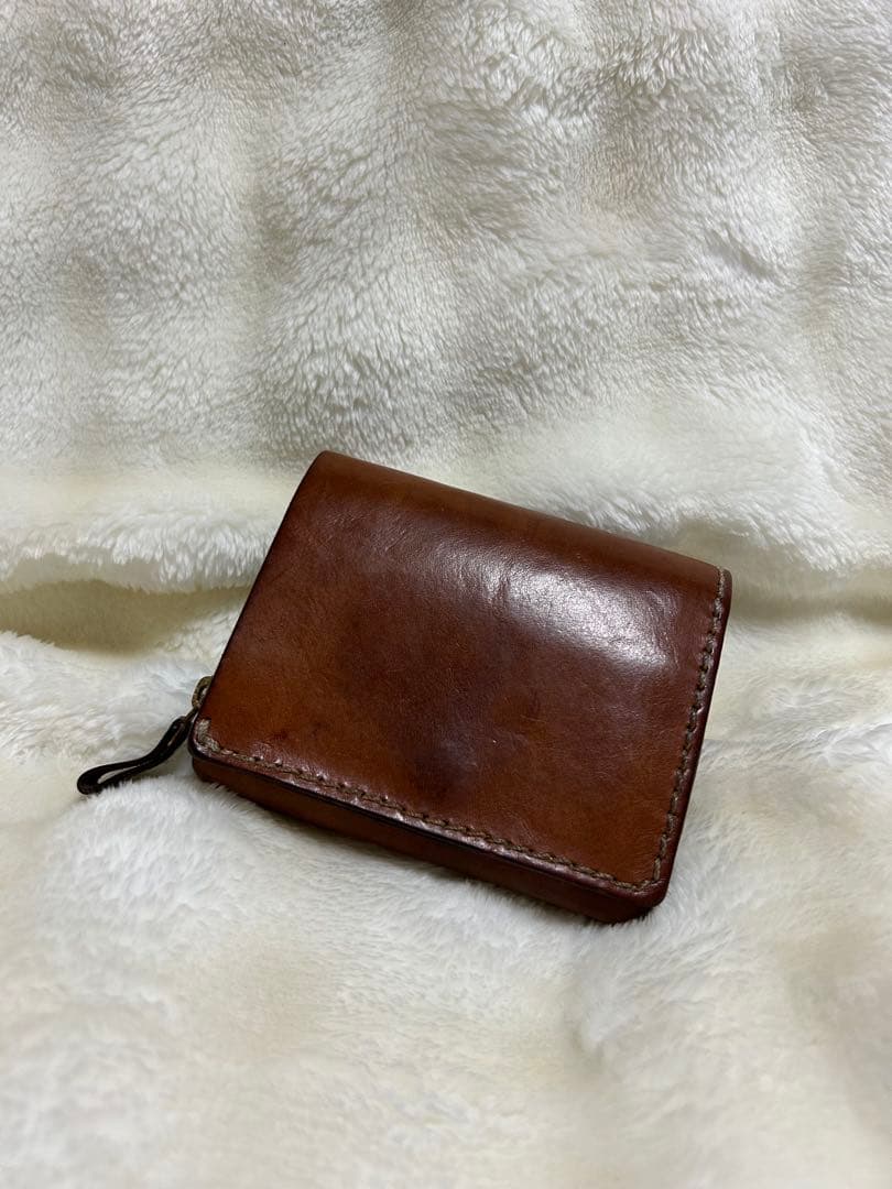 HERZ ヘルツ WS-64 小型 二つ折り財布 本革 レザー ウォレット