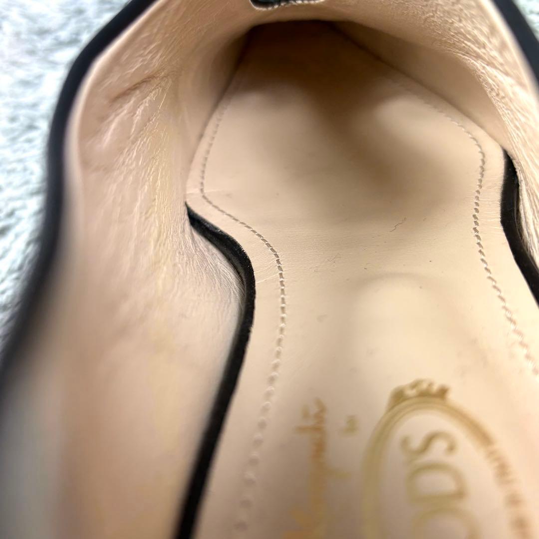 TOD'S × Mame Kurogouchi パンプス レザー ブラック