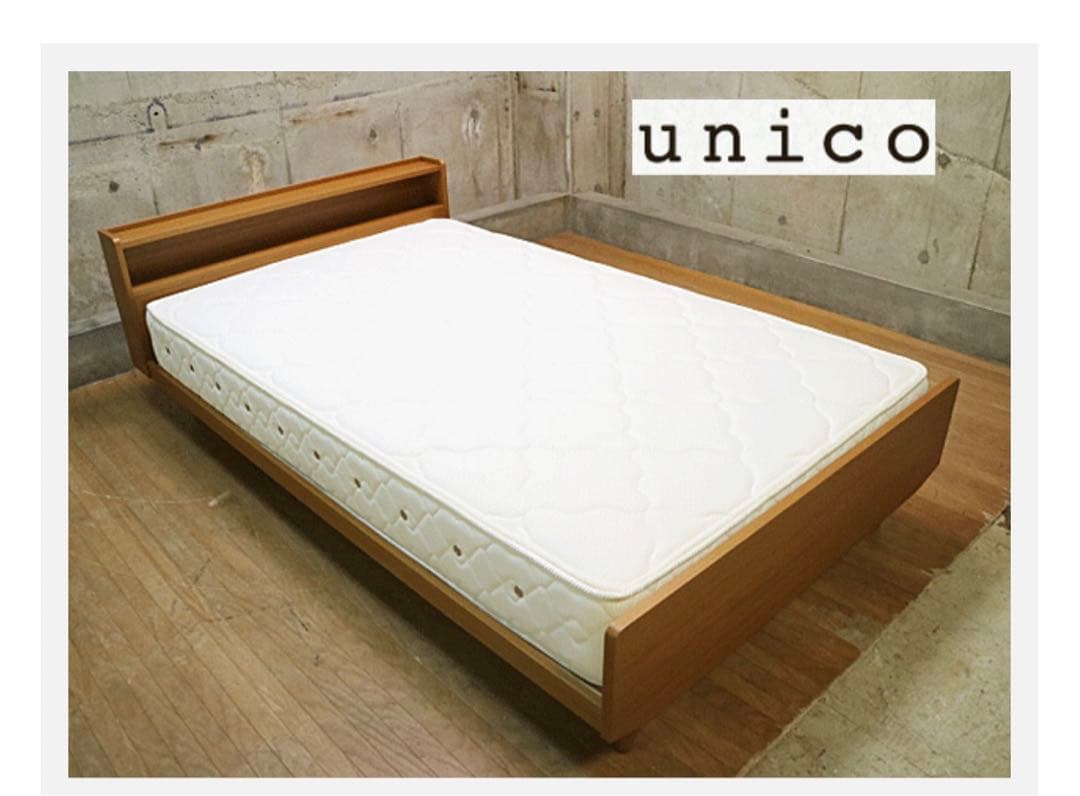 ウニコのセミダブルベッドフレーム