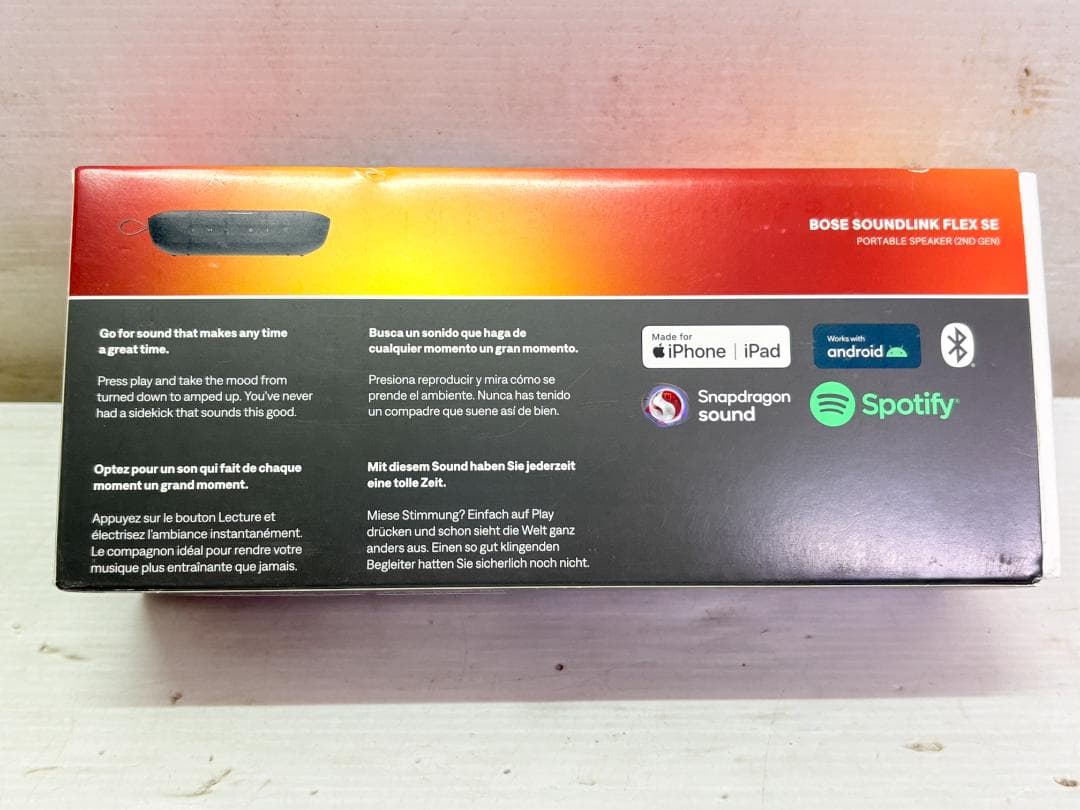 BOSE ／SoundLink Flex SE2／Bluetooth／スピーカー