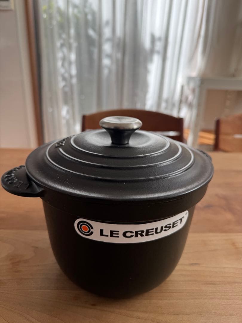 LE CREUSET ブラック 両手鍋 20cm