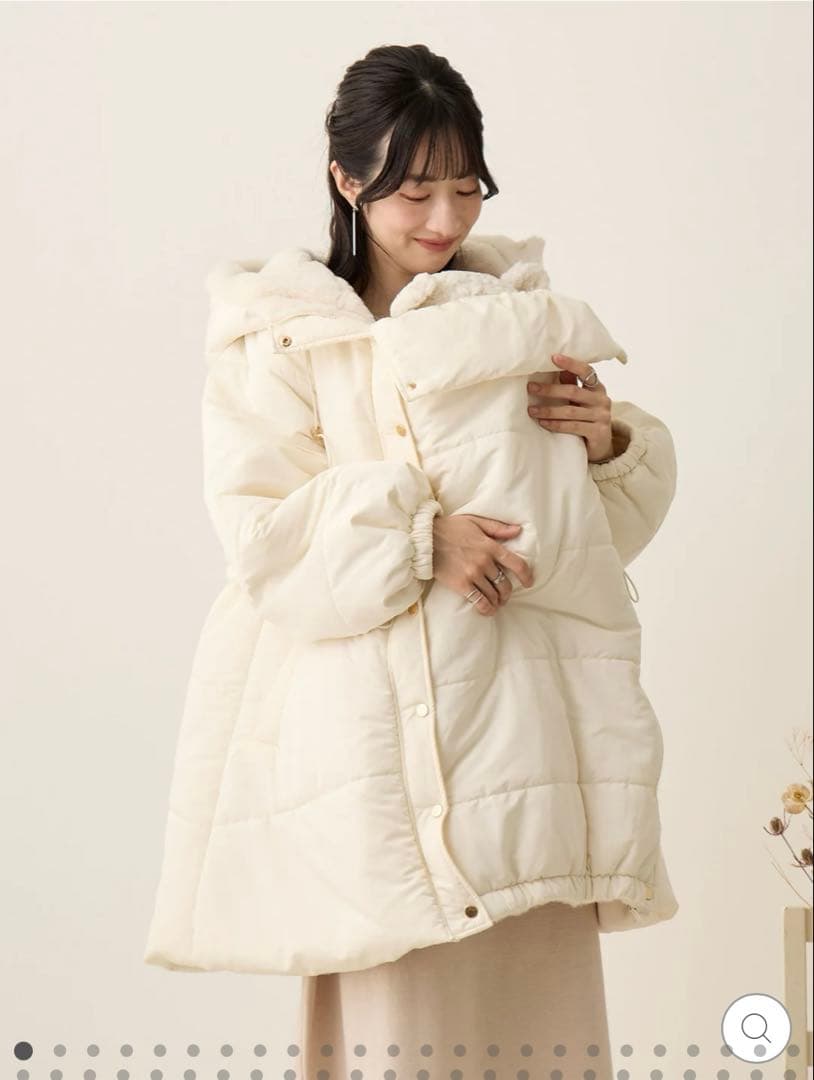 honono ダッカー付き中綿アウター