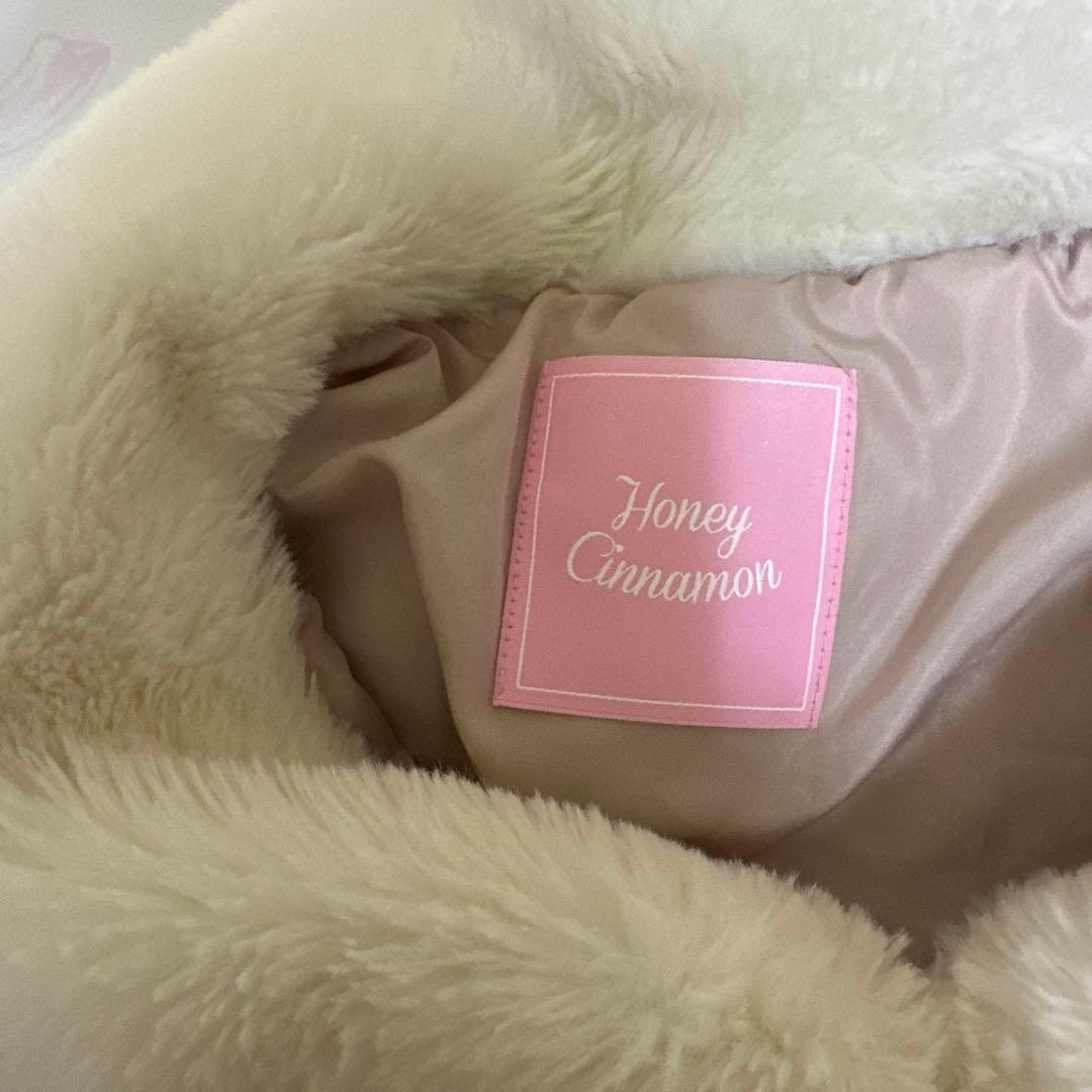 Honey Cinnamon フリルポケット中綿ジャケット