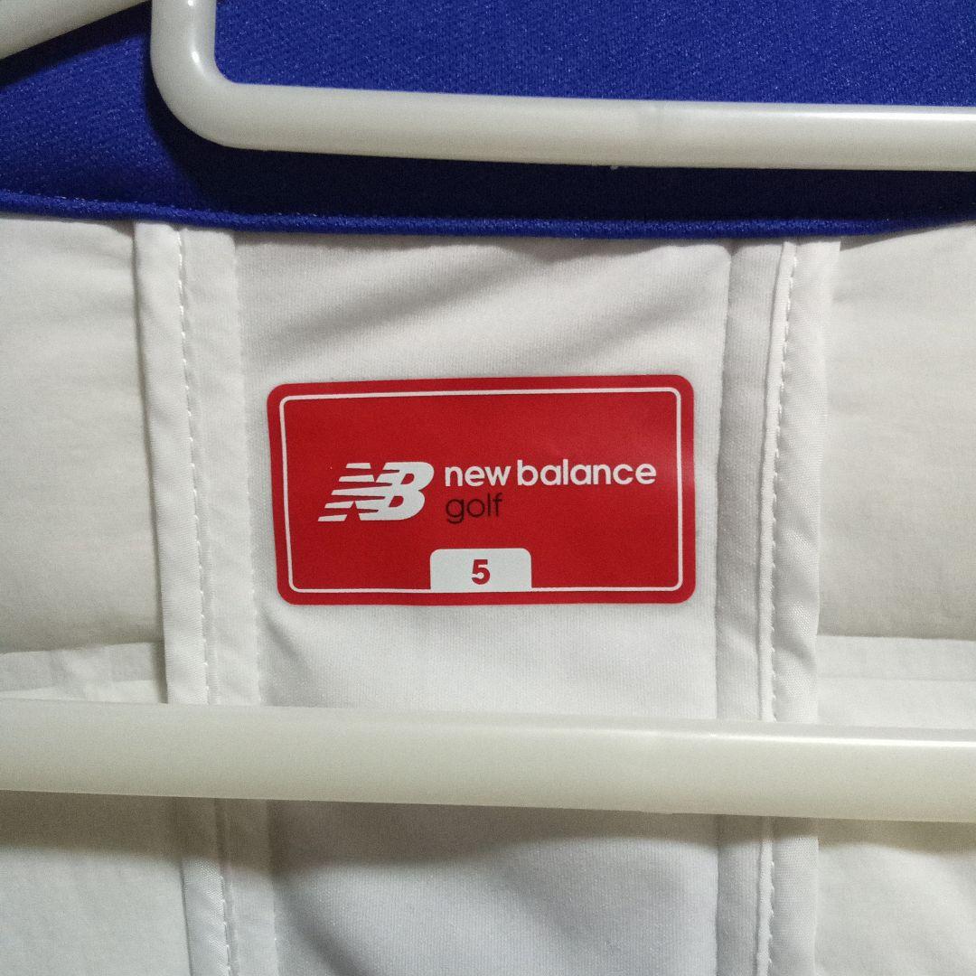 new balance ゴルフジャケット サイズ5 ホワイト　メンズ