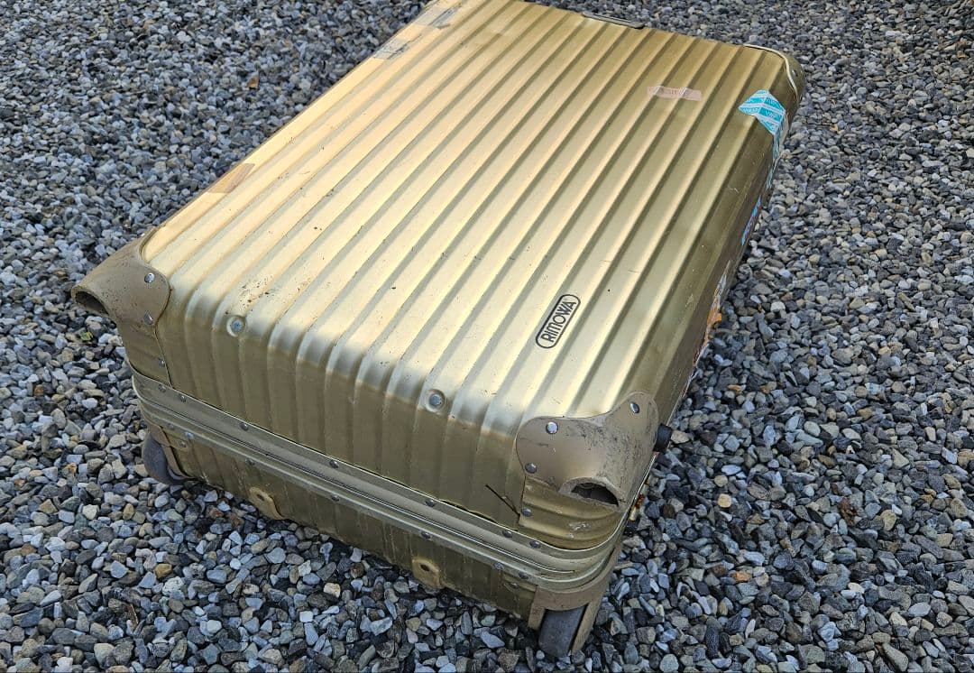 【週末ラストSale】(難有)RIMOWA(リモワ)TOPASゴールド63L
