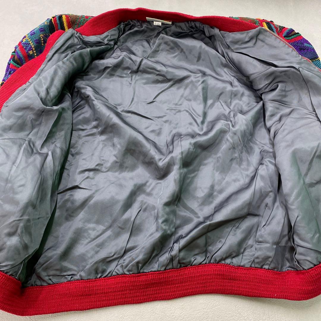 K642◯ COOGIクージー コットンニット ジップアップ ジャケット