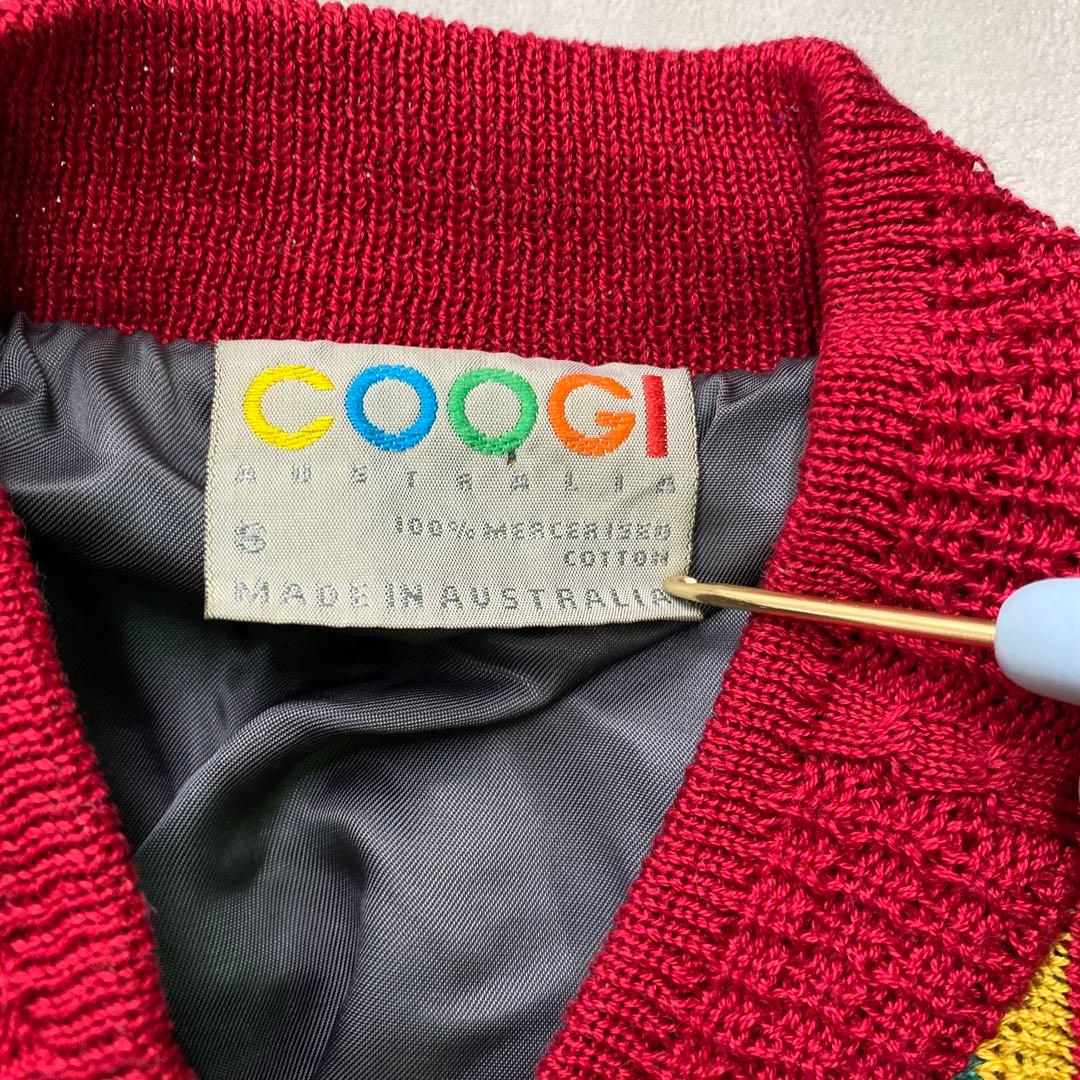 K642◯ COOGIクージー コットンニット ジップアップ ジャケット