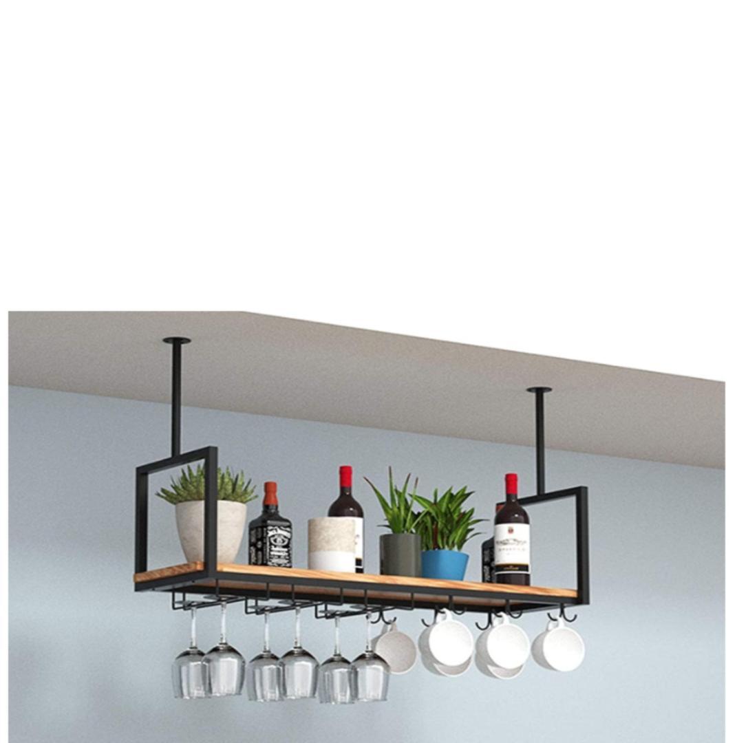 ワインホルダーキッチン吊り棚