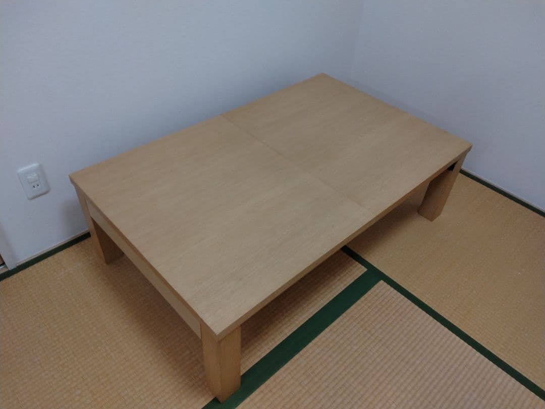 【発送が少し遅くなります】伸縮テーブル（座卓、ローテーブル）