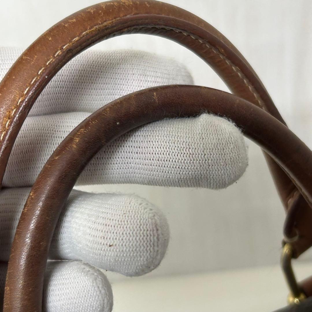 セリーヌ マカダム ミニボストンバッグ ハンドバッグ