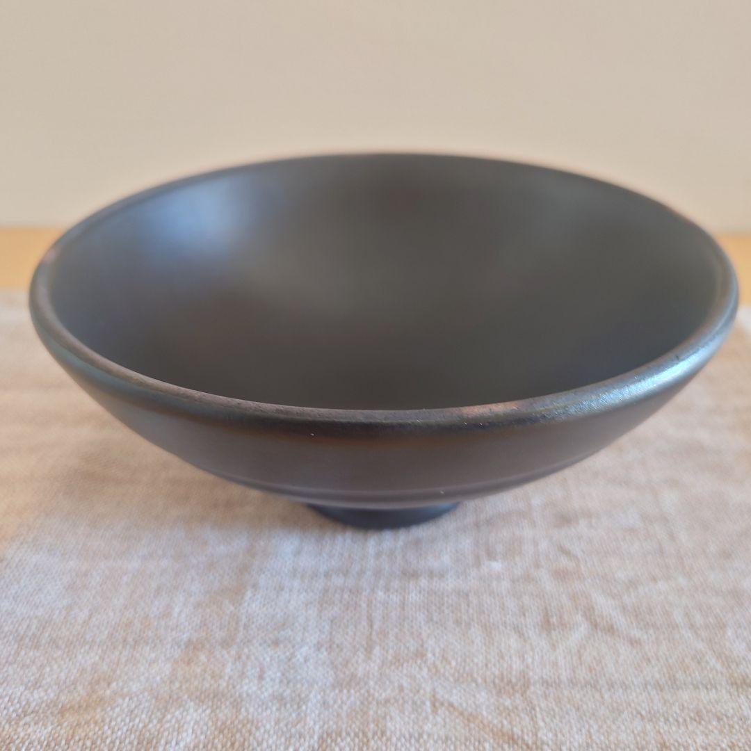 華月 大黒ごはん鍋　2合用　大黒窯　ごはん鍋　丸黒釉　陶器　萬古焼