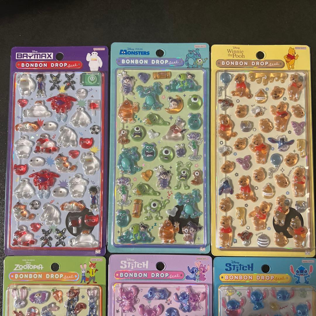 BONBON DROPシール　新作　ディズニー　6枚セット