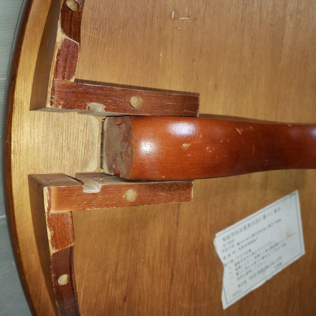 レトロ　ちゃぶ台　木製　折りたたみ　90センチ