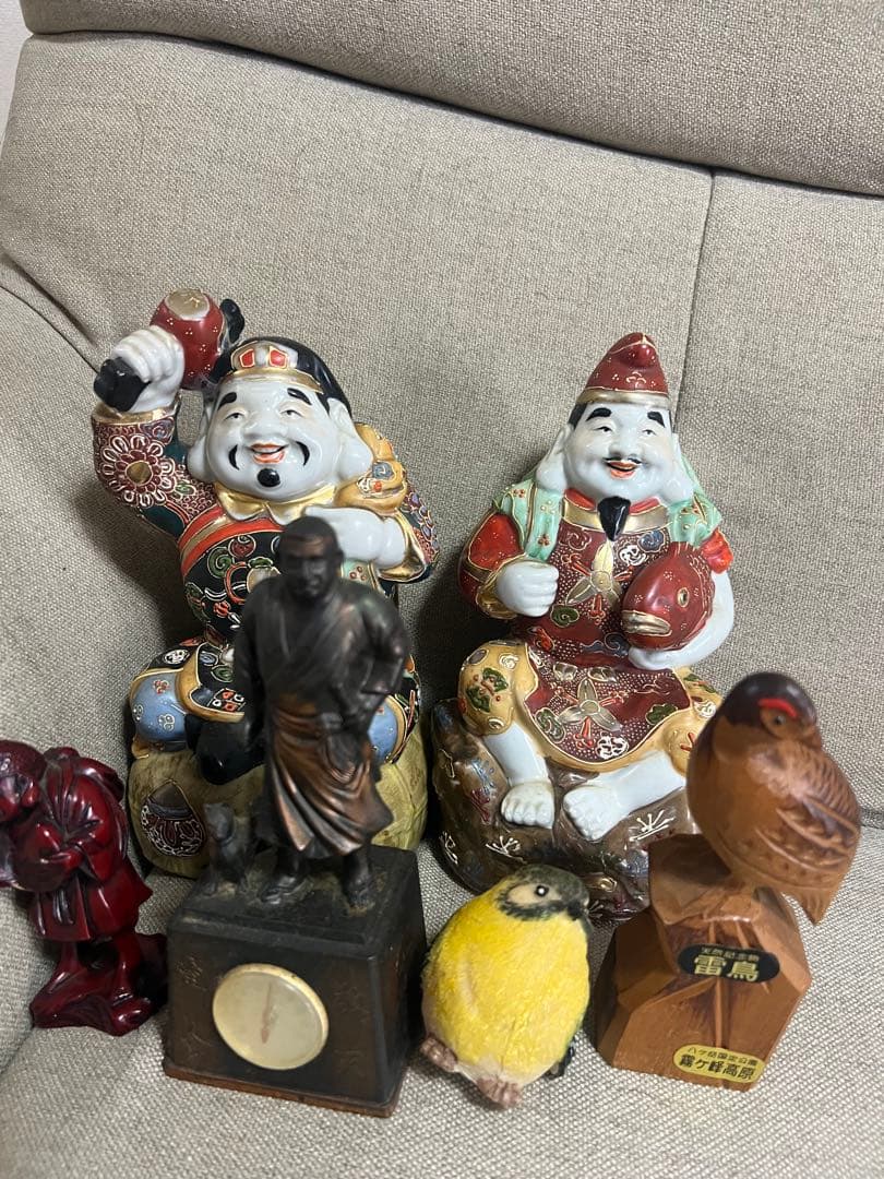 福の神像と置物セット