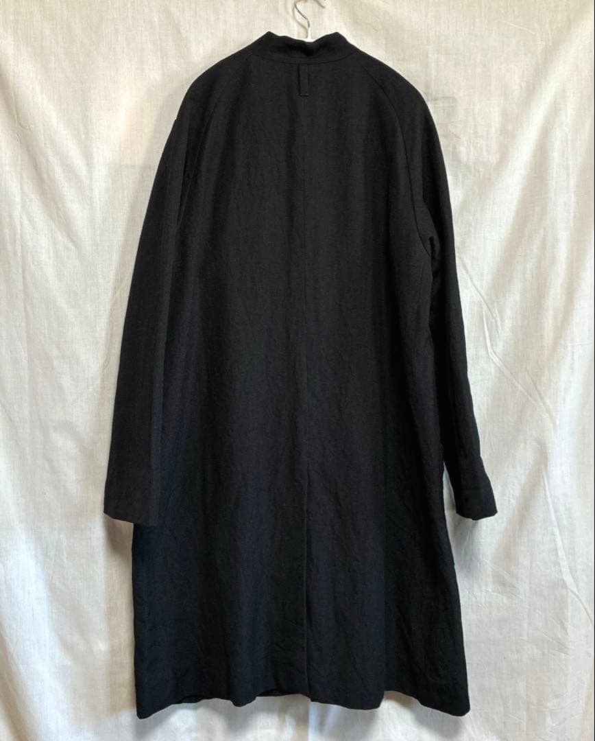 ま*お様 美品★Vlas Blomme★ウール　リネン　ロングコート　毛　麻