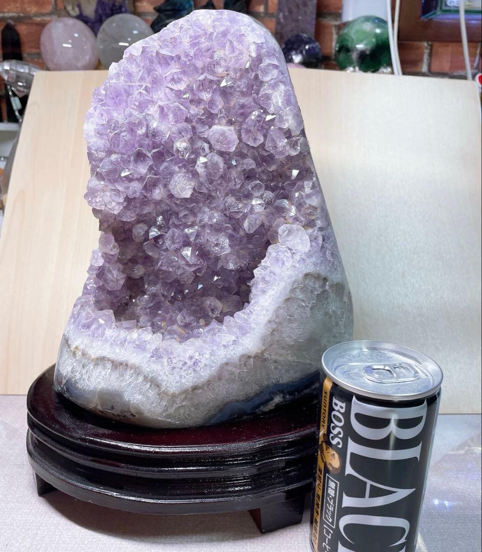 【天然石】巨大なアメジストクラスタードーム格安