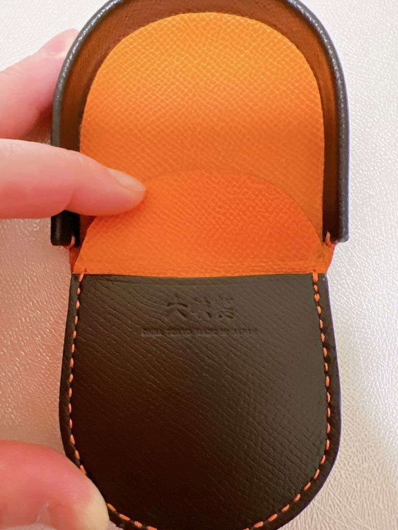 【新品未使用】大峽製鞄(おおばせいほう)　馬蹄型 小銭入れ