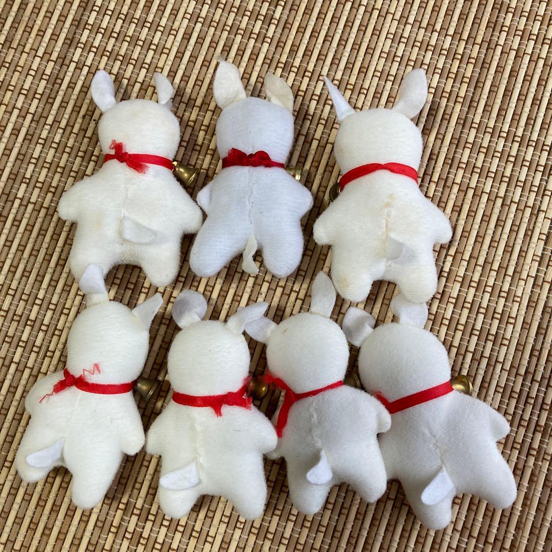 フ*ラ様 おおかみとしちひきのこやぎ ぬいぐるみ オオカミと七匹のコヤギ　レトロ