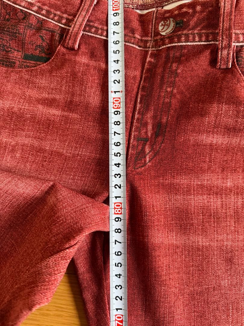 CASTELBAJAC (新品、未使用)スヌーピー 赤 デニムパンツ