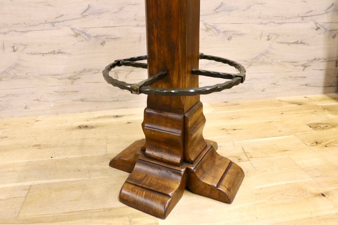 GMIK7K○スペイン製 カスティリアンスタイル バースツール ハイチ