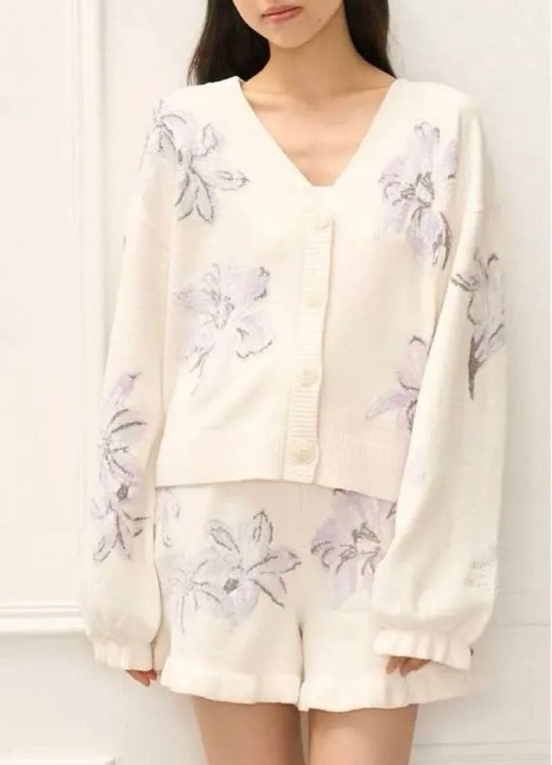 ジェラートピケMUCHAリリージャガードのショートパンツ&カーディガン