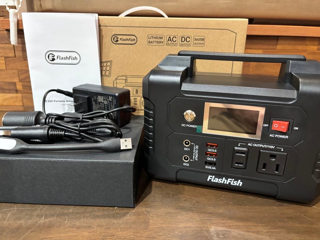 新品未使用！FlashFish E200 ポータブル電源