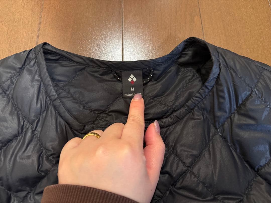 【美品】お値下げ　mont-bell 黒 スペリオダウンジャケット M