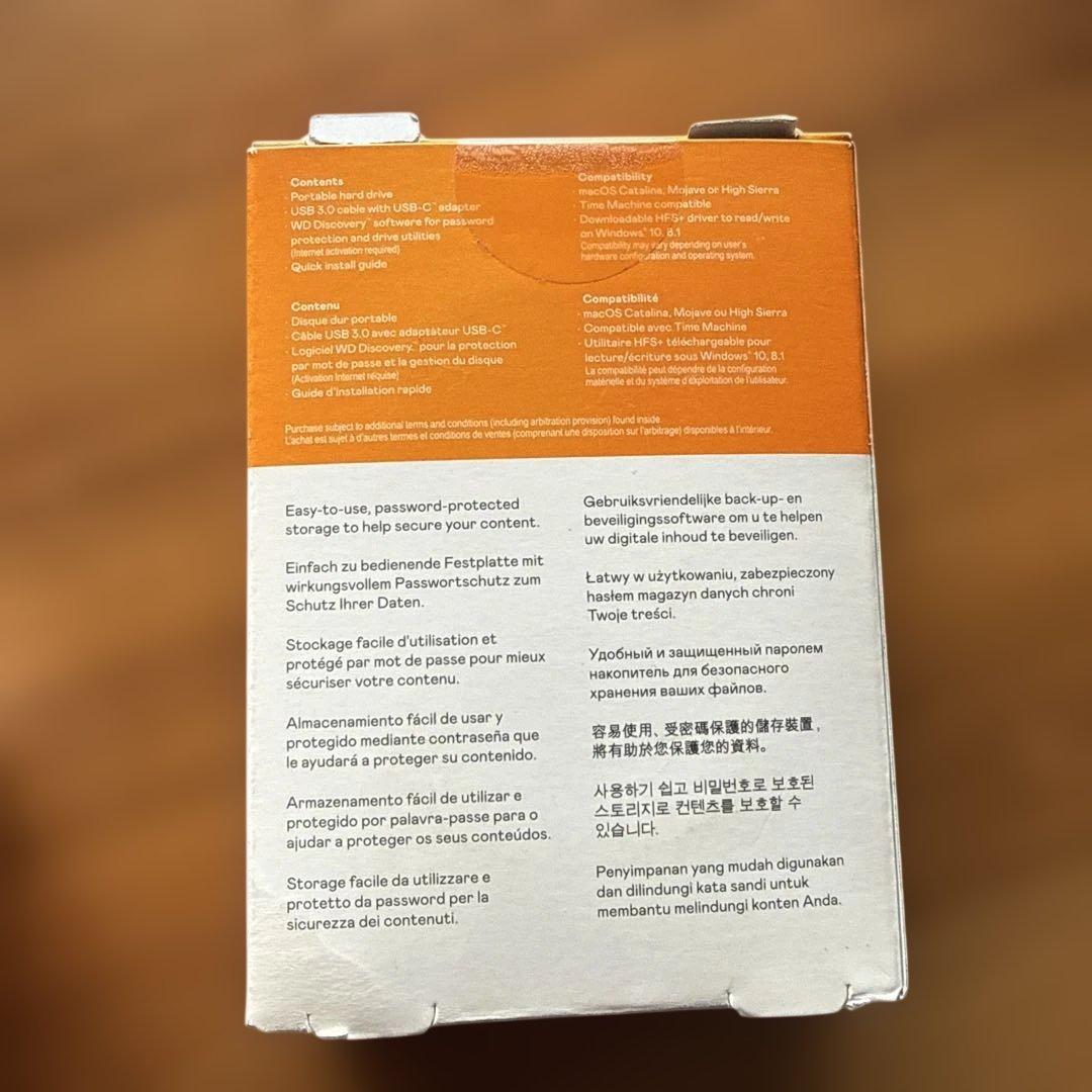 WD My Passport for Mac 2TB 3個　エルゴラさん専用