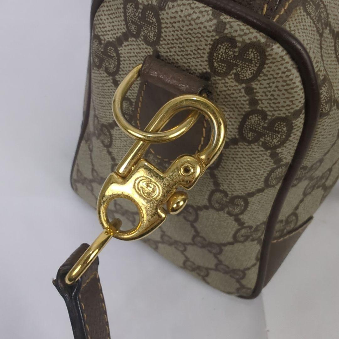 【美品】GUCCI グッチ シェリーライン ミニボストン ショルダー バッグ