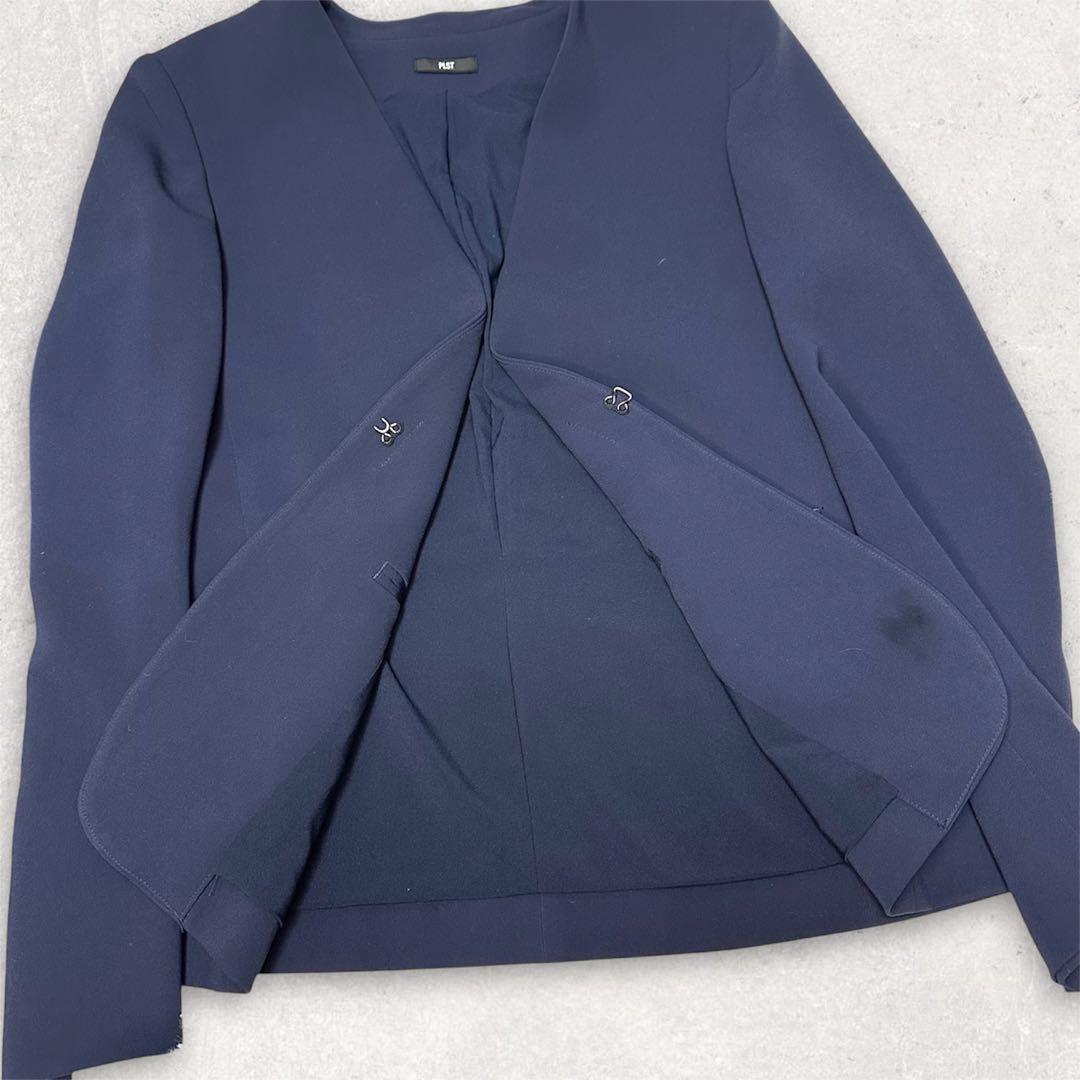 【美品】PLST トリアセブレンド セットアップ ネイビー S 2024年モデル
