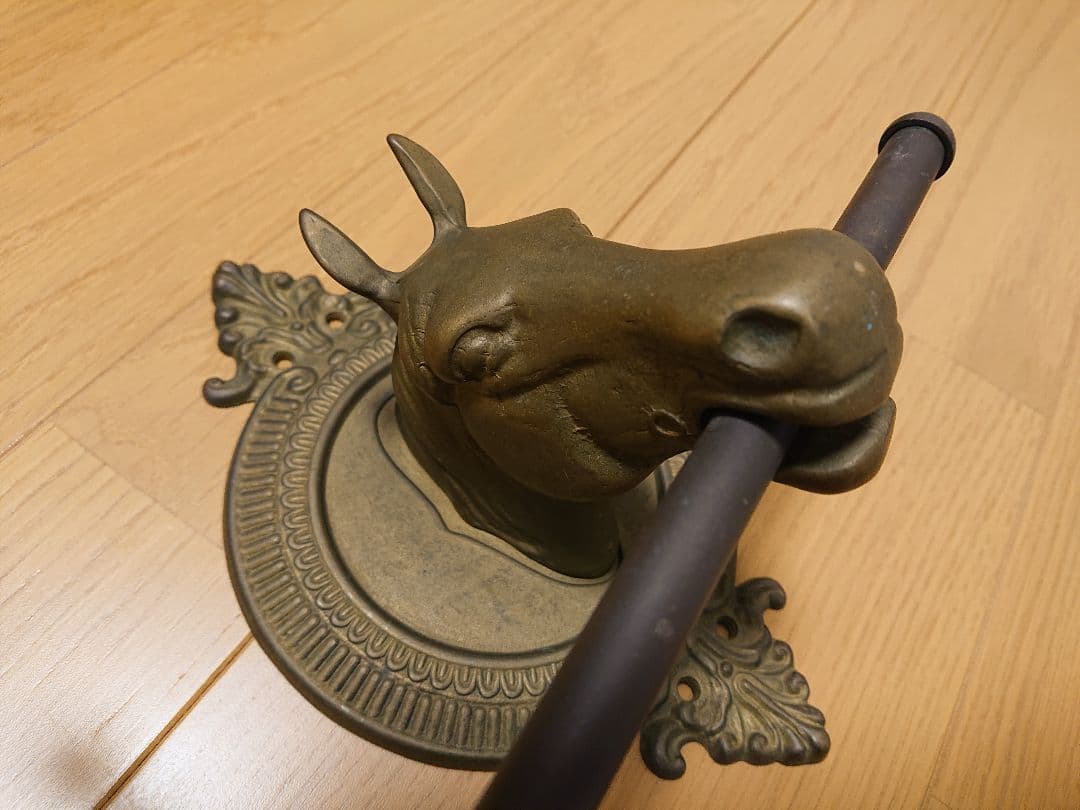 アンティーク 馬 コート掛け 輸入 家具 ビンテージ レトロ フック 壁掛け