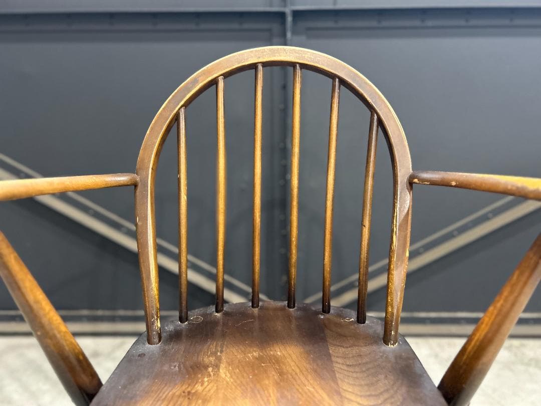 【英国Vintage】アーコール / ERCOL｜アーム付きフープバックチェア｜
