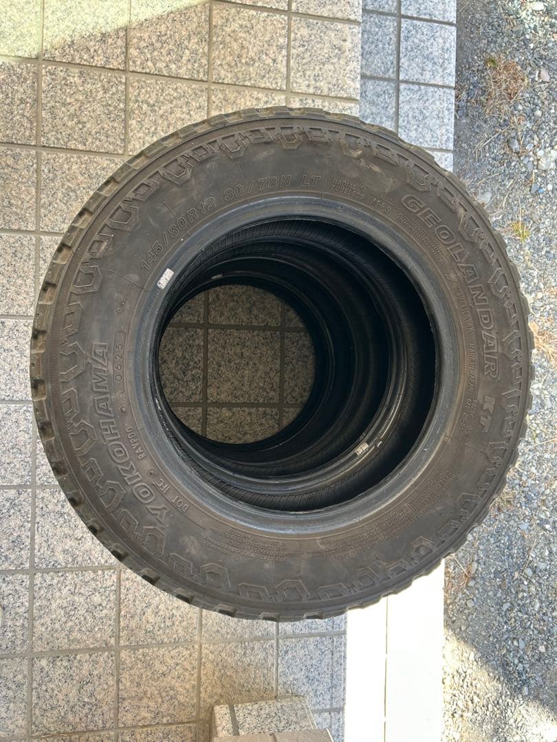 2025年製 ヨコハマ ジオランダー KT 145/80R12 80/78 4本
